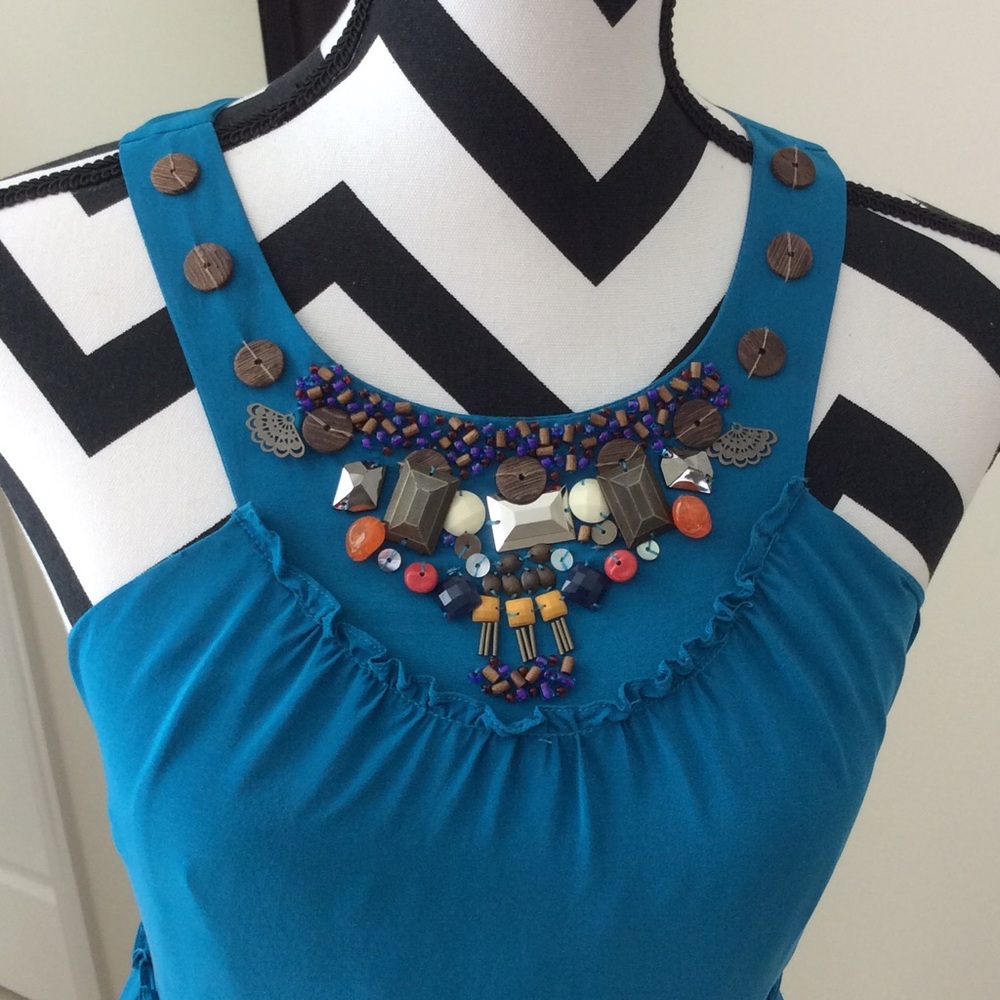 {Anthropologie} Island Nightfall Dress - Picture 3 of 4